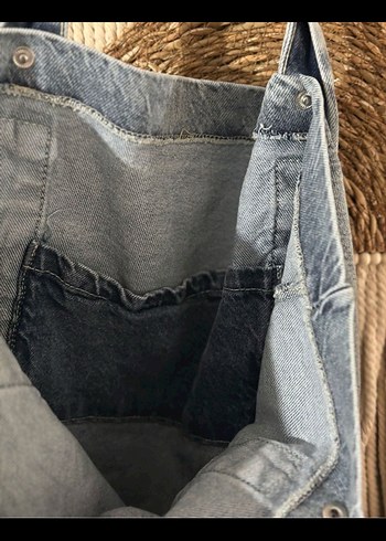 Günlük Kullanım İçin Mavi Denim Çanta - Görsel 2
