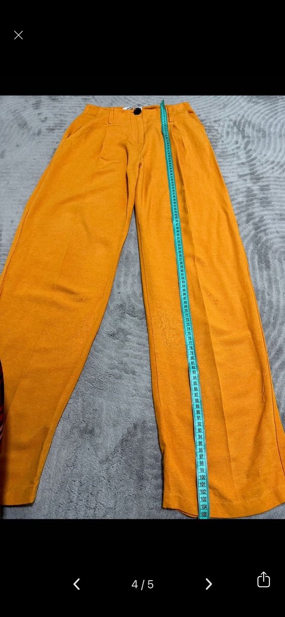 Kadın palazzo Kumaş Pantolon - Görsel 3