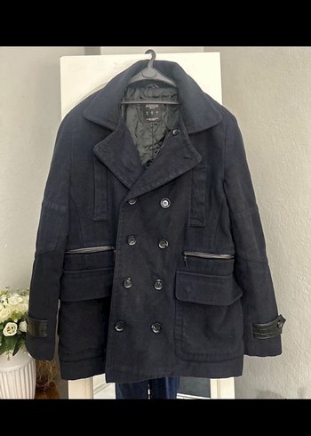 Lacivert Erkek kaban - Görsel 4