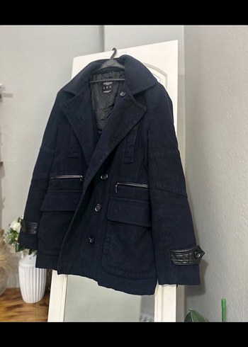 Lacivert Erkek kaban - Görsel 2