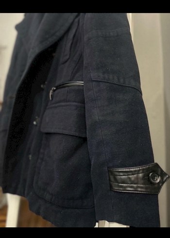 Lacivert Erkek kaban - Görsel 5