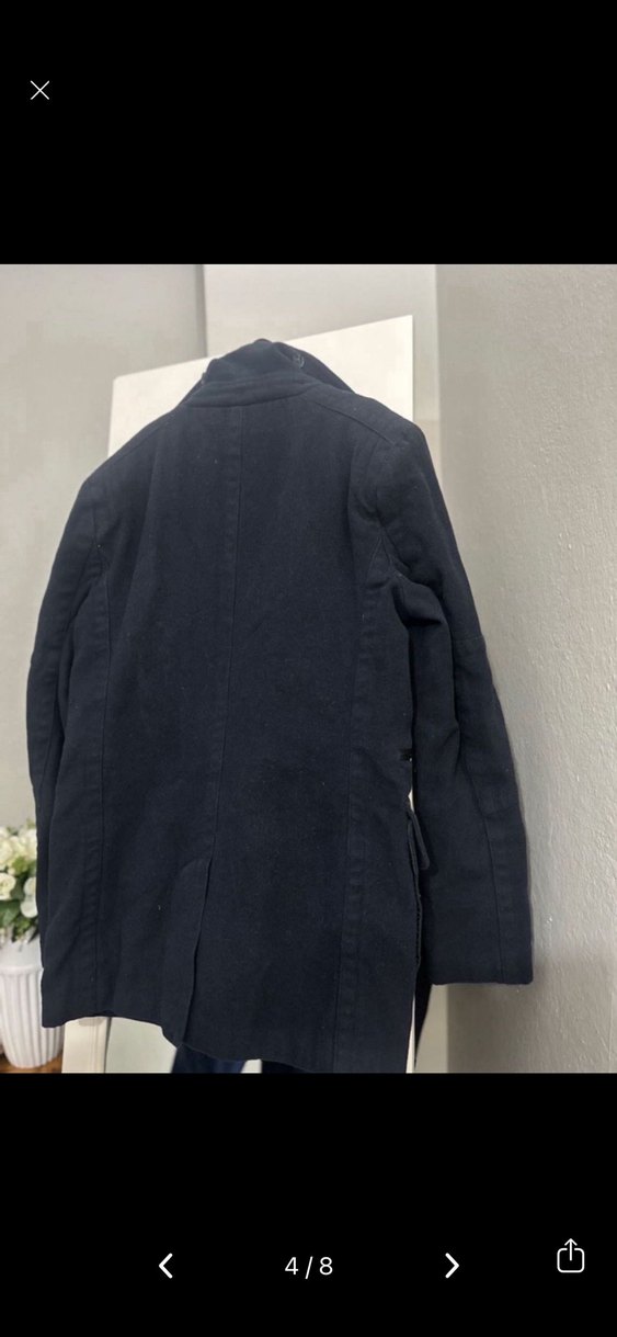 Lacivert Erkek kaban - Görsel 3