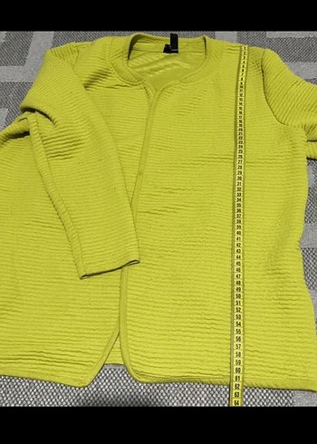 Fıstık yeşili  Kadın Hırka - Görsel 5