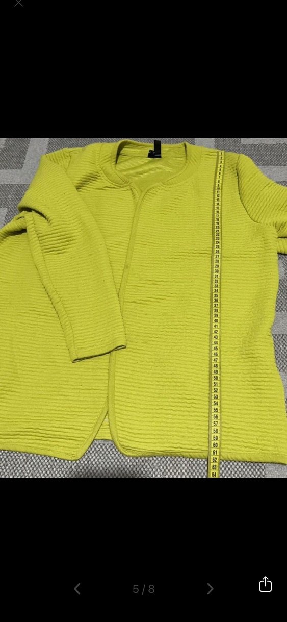 Fıstık yeşili  Kadın Hırka - Görsel 5