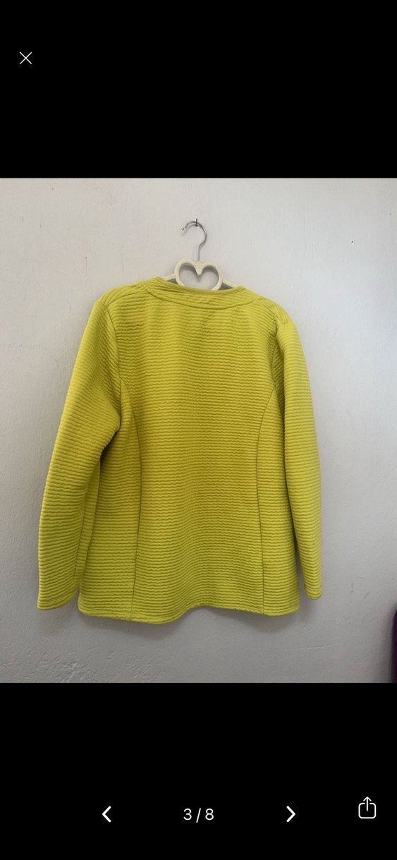 Fıstık yeşili  Kadın Hırka - Görsel 3