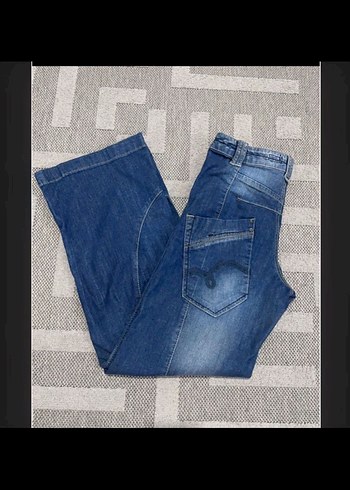 Kadın Lacivert Bol Kesim Kot Pantolon - Görsel 2