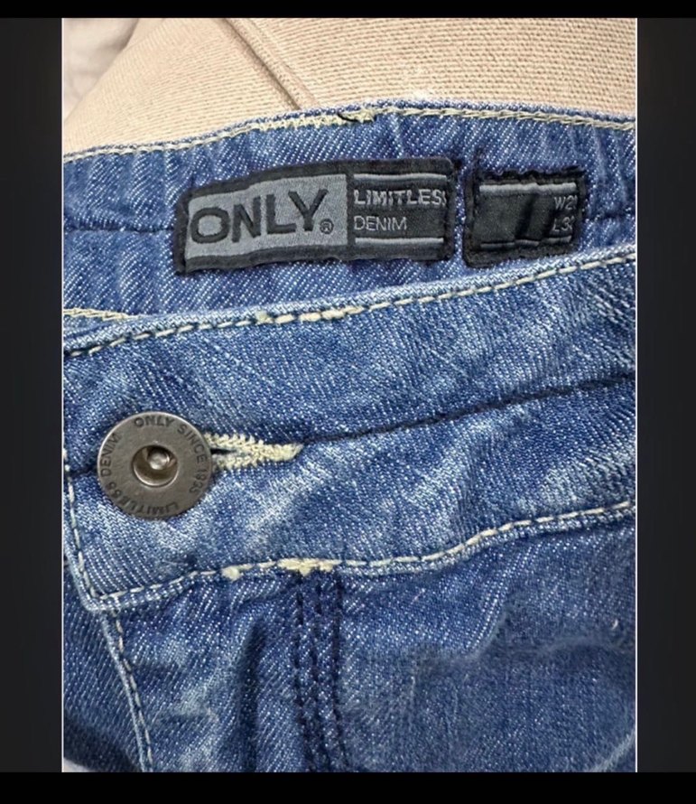 Kadın Lacivert Bol Kesim Kot Pantolon - Görsel 5