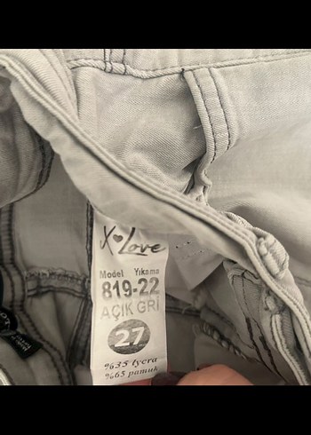 Gri Regular Fit Kadın Jean - Görsel 7