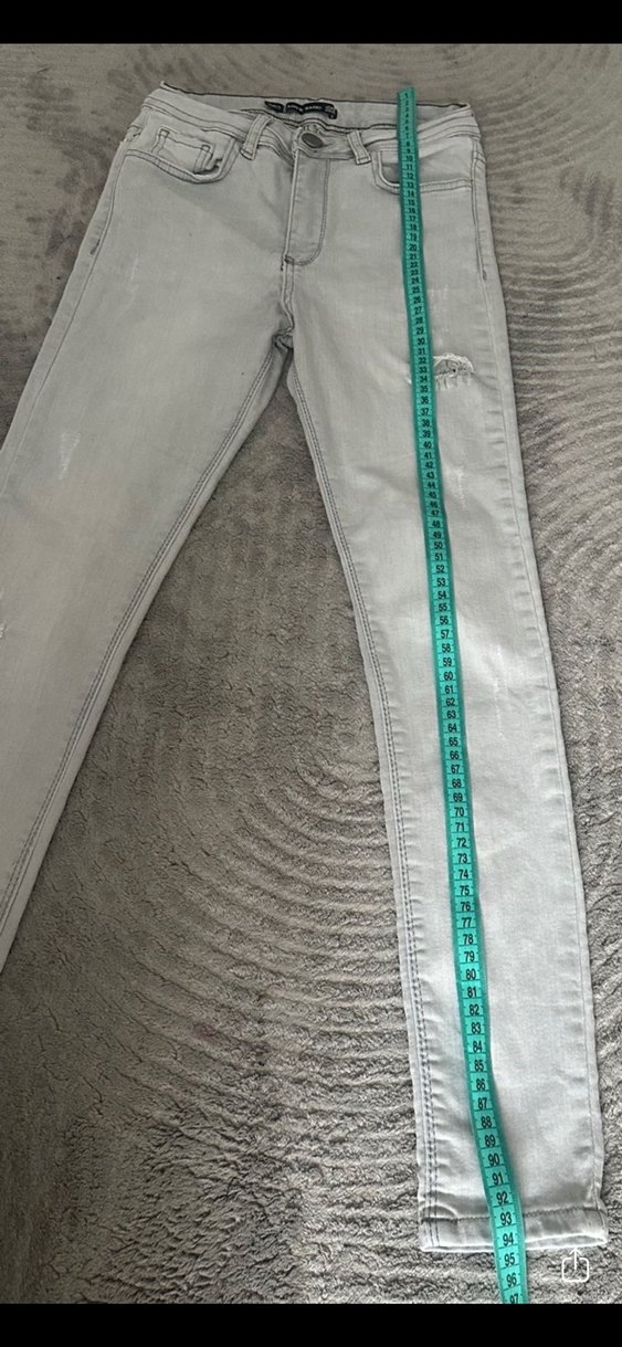 Gri Regular Fit Kadın Jean - Görsel 5