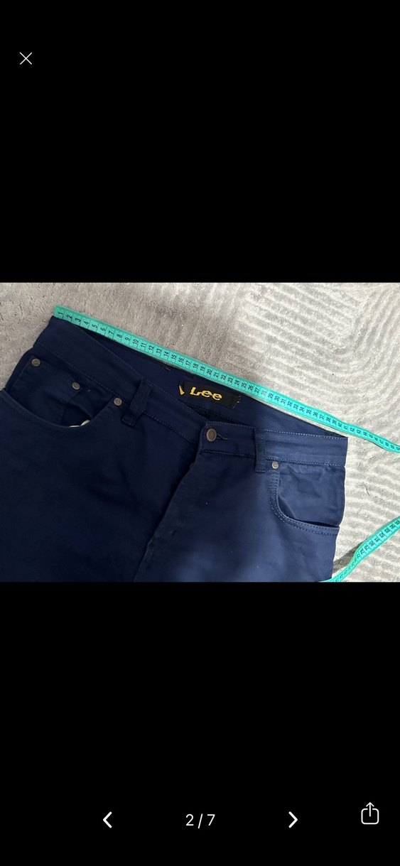 Lee Mavi Erkek Denim Pantolon - Görsel 2