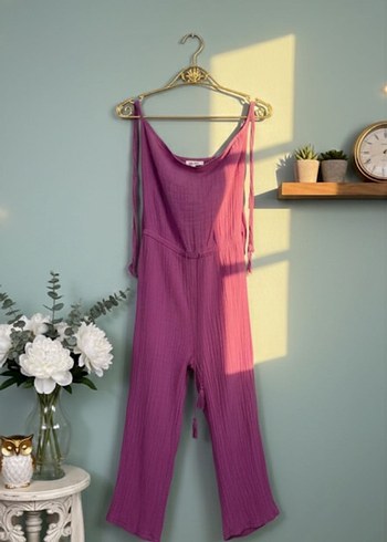 Oxxo Kadın Mor Bağcıklı Tulum - Görsel 2