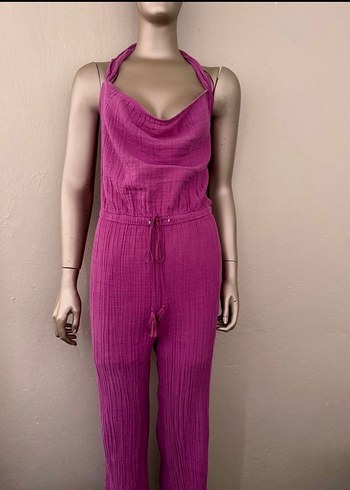 Oxxo Kadın Mor Bağcıklı Tulum - Görsel 3