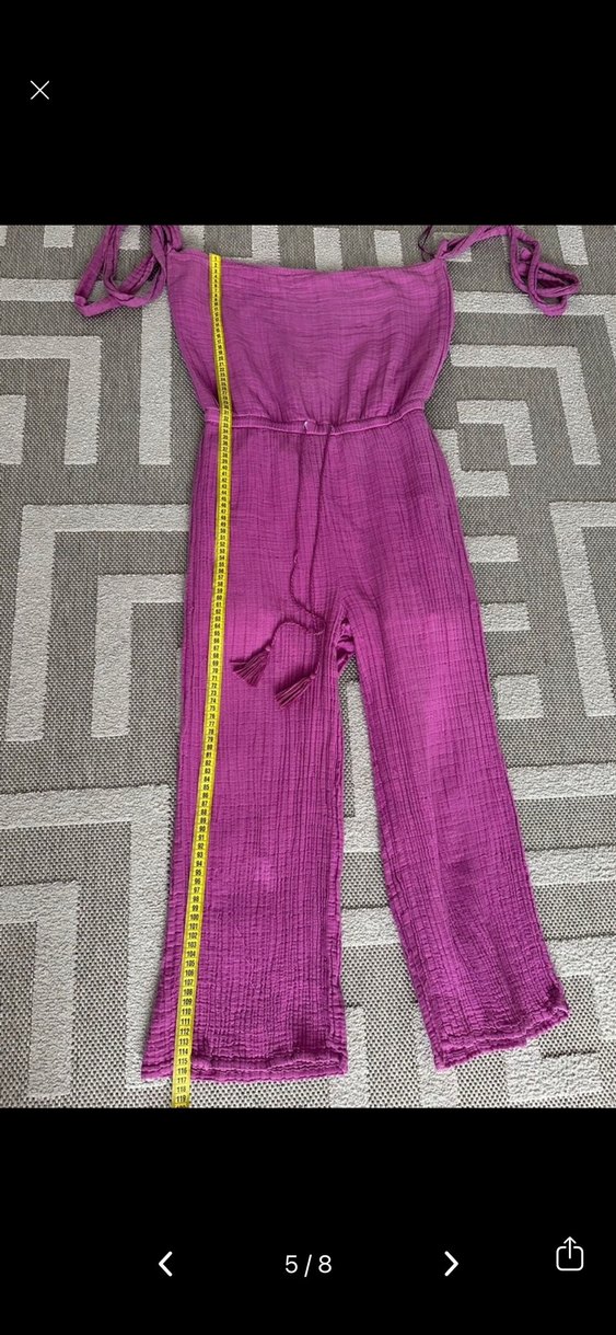 Oxxo Kadın Mor Bağcıklı Tulum - Görsel 5