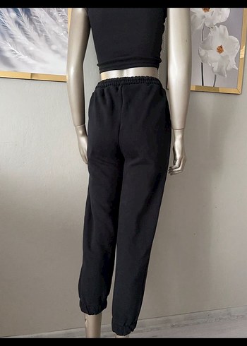 Siyah Salaş Kadın Eşofman Altı - Görsel 3