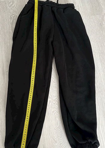 Siyah Salaş Kadın Eşofman Altı - Görsel 4