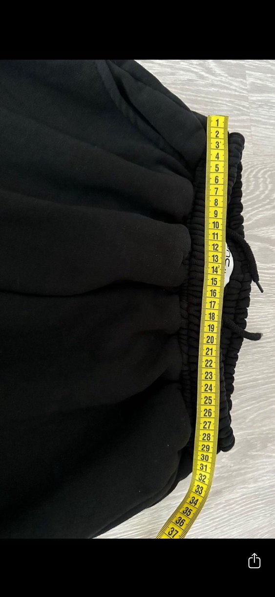 Siyah Salaş Kadın Eşofman Altı - Görsel 5