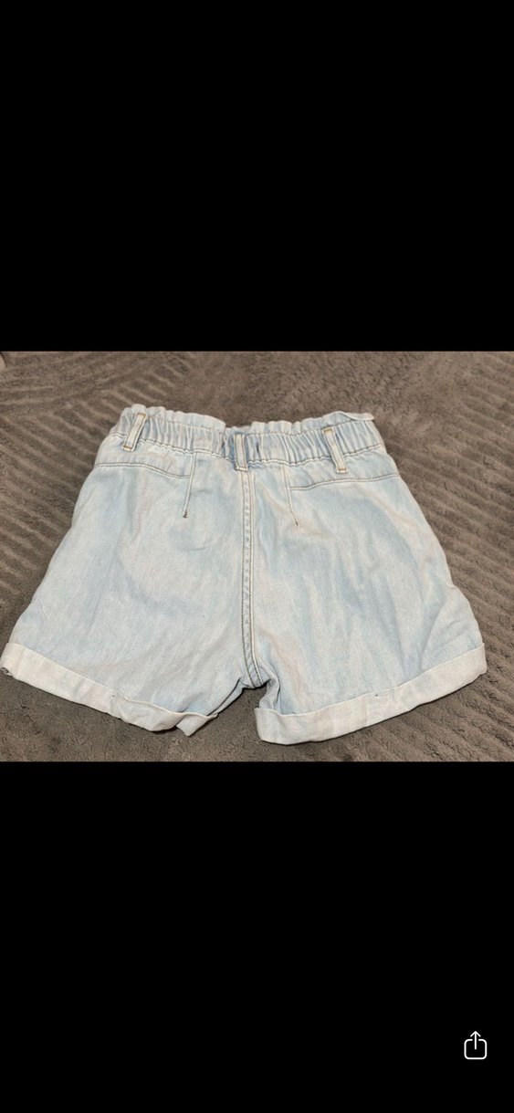 Buz mavisi Çocuk Denim Şort - Görsel 2