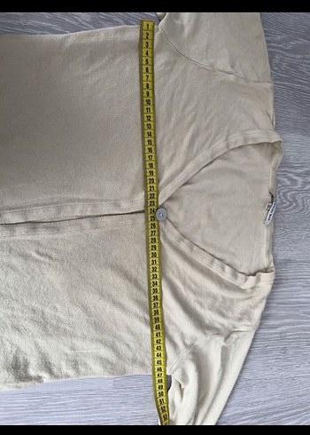 Bej V Yaka Kadın Hırka - Görsel 6