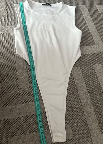 Beyaz Yüksek Yaka Kadın Atlet - Görsel 5