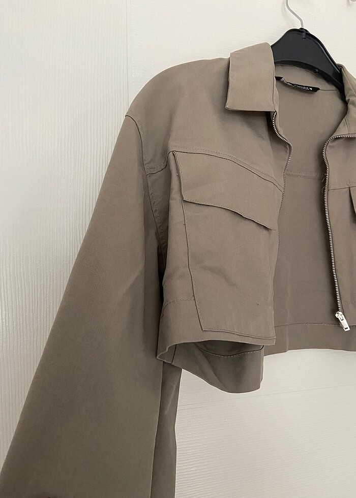 Zara crop ceket - Görsel 3