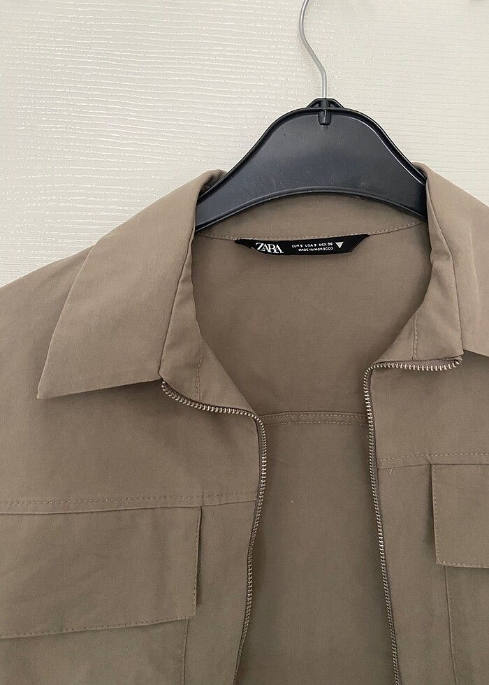 Zara crop ceket - Görsel 4