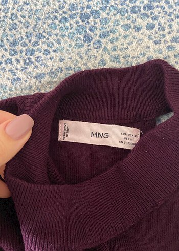 Mango Bordo Boğazlı Kadın Bluz - Görsel 2