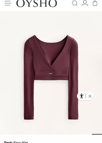 Oysho Bordo V Bel Detaylı Comfortlux Spor Takım - Görsel 3