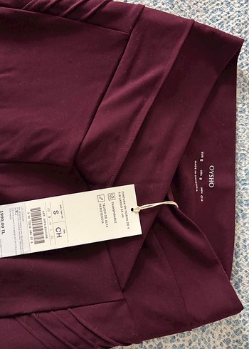 Oysho Bordo V Bel Detaylı Comfortlux Spor Takım - Görsel 5