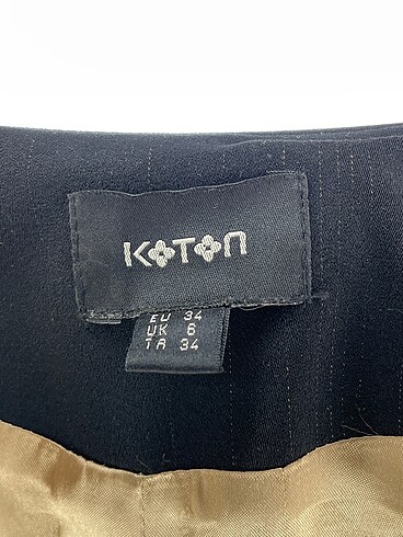 34 Beden siyah Renk Koton Blazer %70 İndirimli.