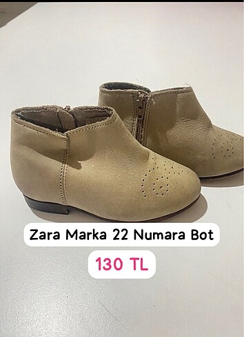 Zara marka 22 numara bot