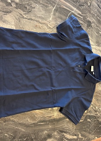 Mango Lacivert Polo Tisort