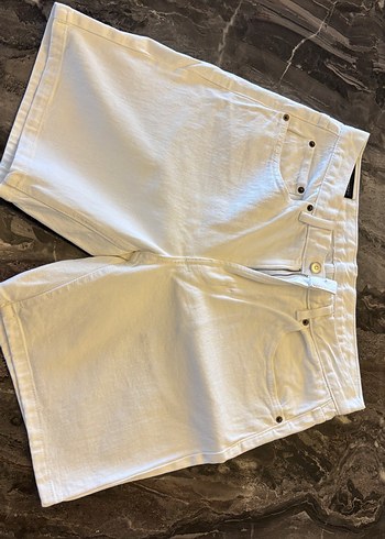 Zara Beyaz Denim Sort