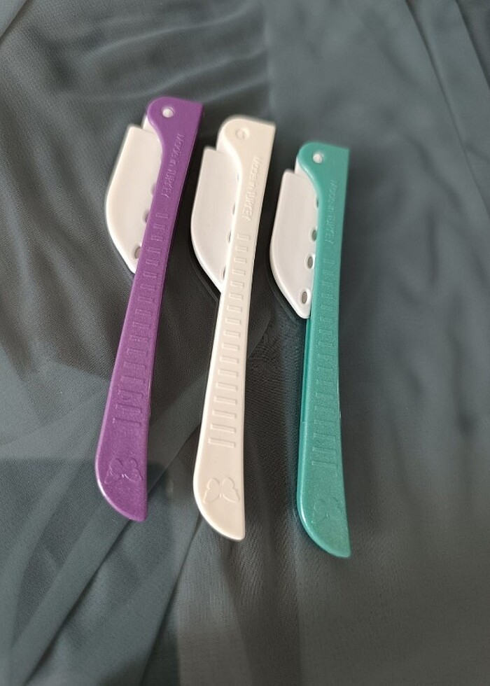 Kaş usturası 3'lü yüz jileti bıyık alma - Görsel 2