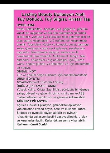 Epilasyon aleti acısız tüy dökücü  - Görsel 4