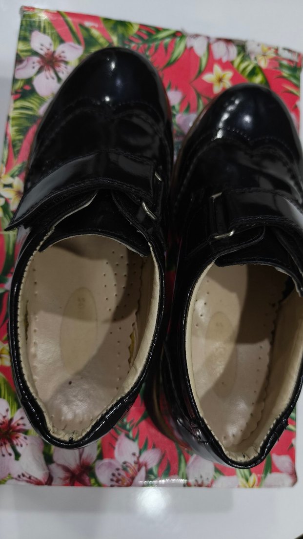 Tokalı Siyah Erkek Çocuk Özel Ayakkabı - Görsel 5