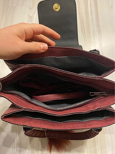 Bordo çanta - Görsel 4