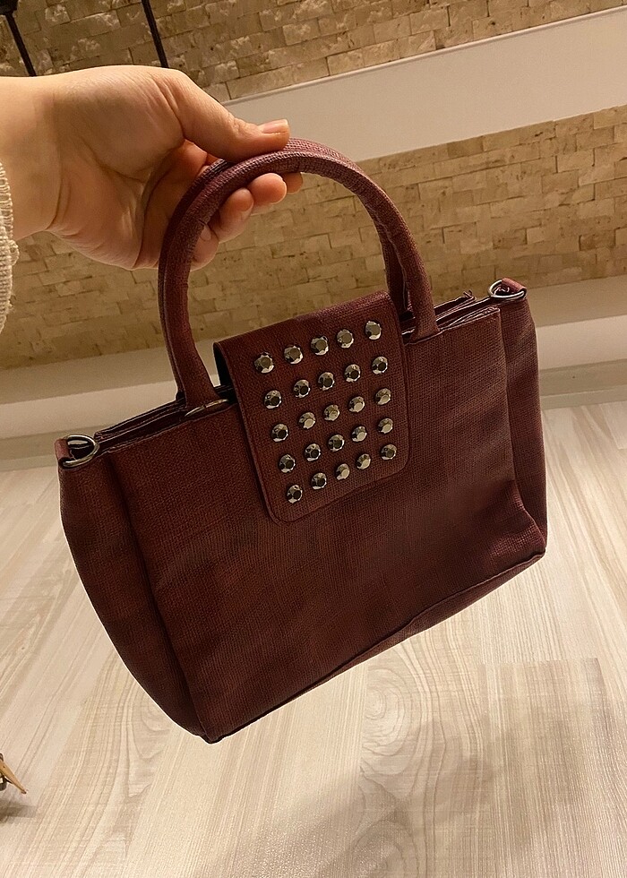Bordo çanta - Görsel 3