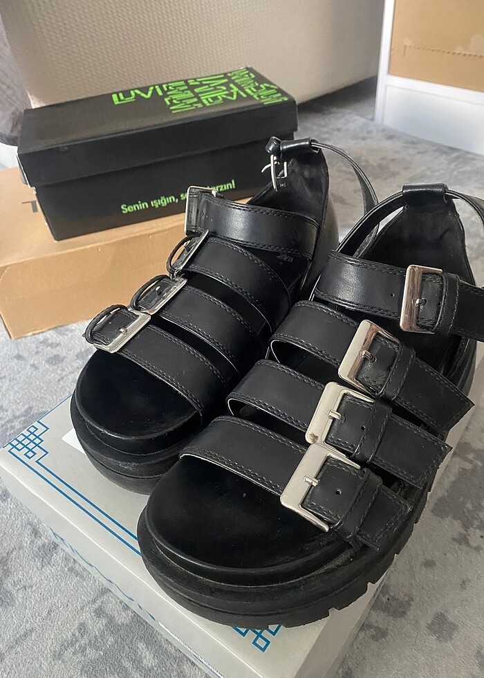 Zara sandalet - Görsel 3