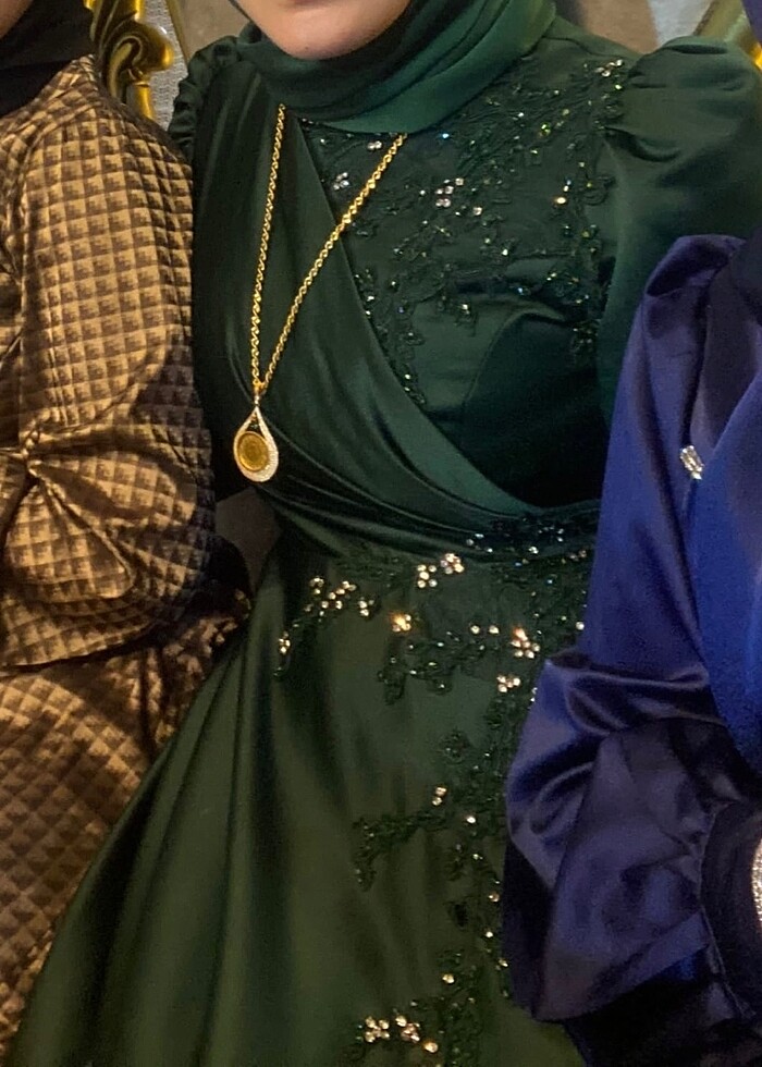 Şal dahil abiye - Görsel 2