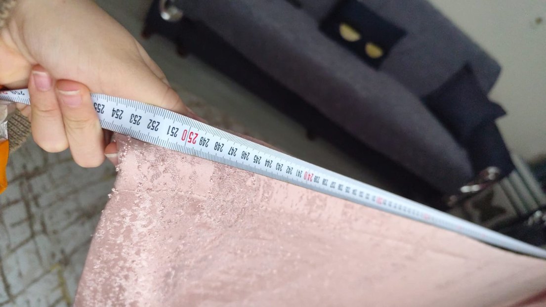 Nakışlı pembe fon perde - Görsel 4