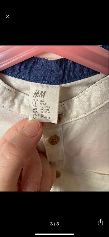 12-18 Ay Beden H&M Gömlek