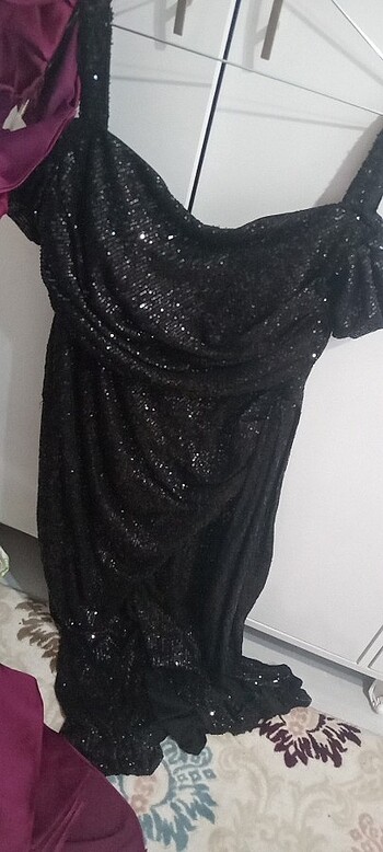 diğer Beden siyah Renk Abiye
