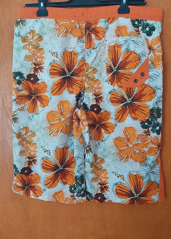 Çiçekli Erkek Deniz Şortu - Görsel 2