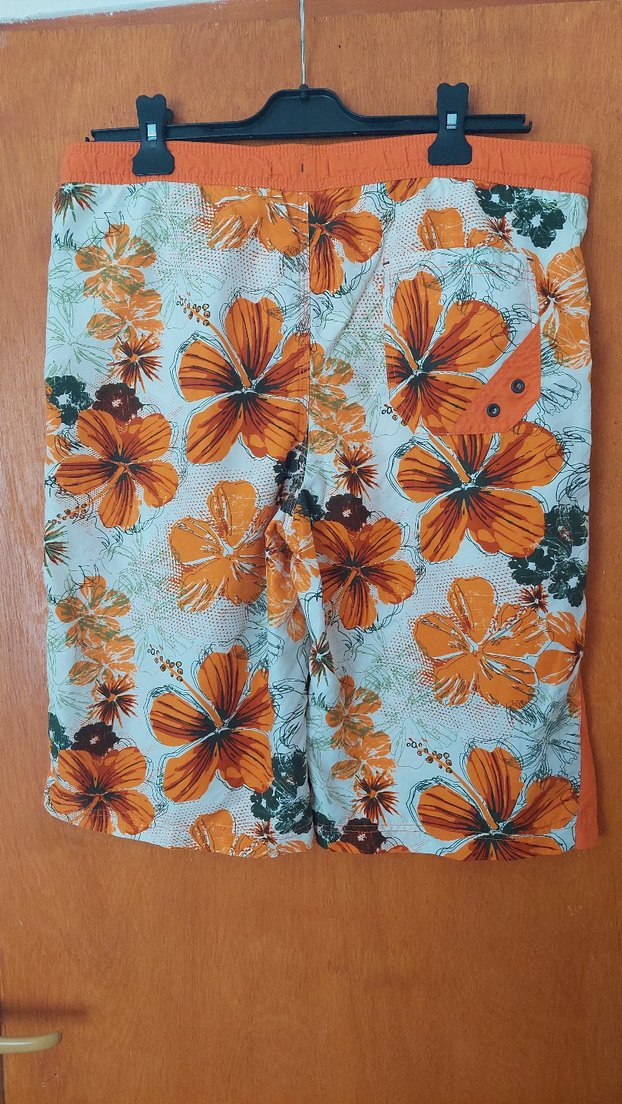 Çiçekli Erkek Deniz Şortu - Görsel 2