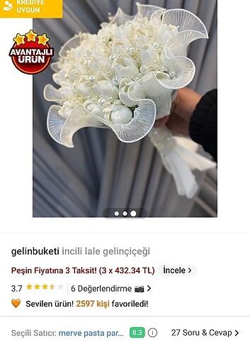 Gelin çiçeği