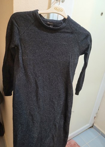 Gri Uzun Kollu Triko Kadın Kazak mango marka - Görsel 2