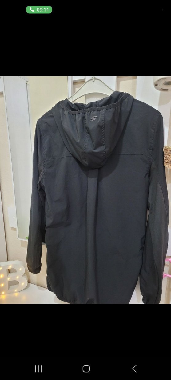 Siyah Fermuarlı Kadın Spor Ceket - Görsel 2