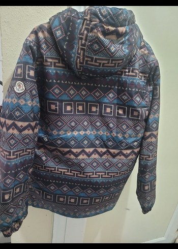 Çok Renkli Örgü Desenli Midi Kaban - Görsel 3