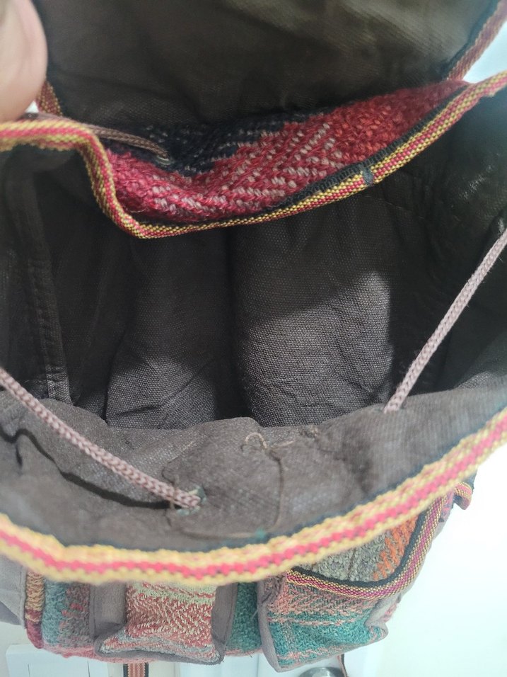 Renkli Desenli Bohem Kadın Sırt Çantası - Görsel 4