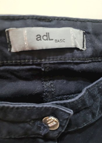 Kadın Lacivert Midi Boy Kot Pantolon - Görsel 3